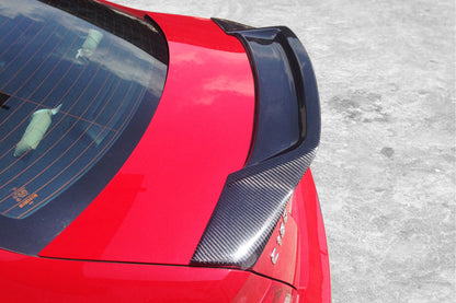 Mercedes Benz W204 C Class/ C63 AMG Coupe RT Style Carbon Fiber Trunk Spoiler - Carbonado