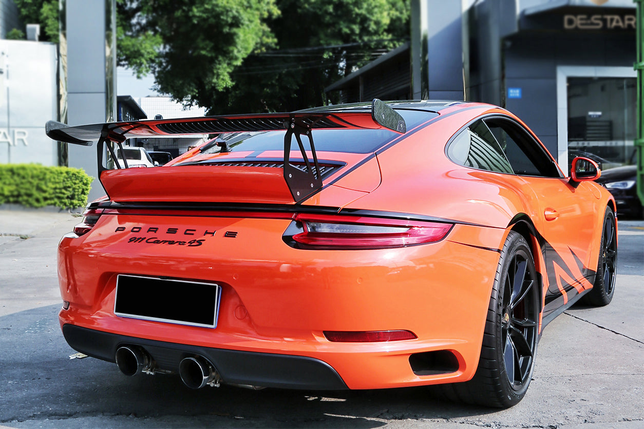 2016-2019 Porsche 911 991.2 Carrera /S/4S/GTS VRS-GT Style Trunk Spoiler - Carbonado
