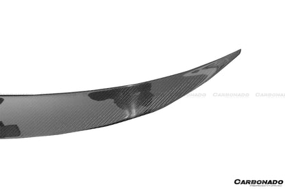 2008-2013 BMW E82 1M Series RZ Style Carbon Fiber Trunk Spoiler - Carbonado