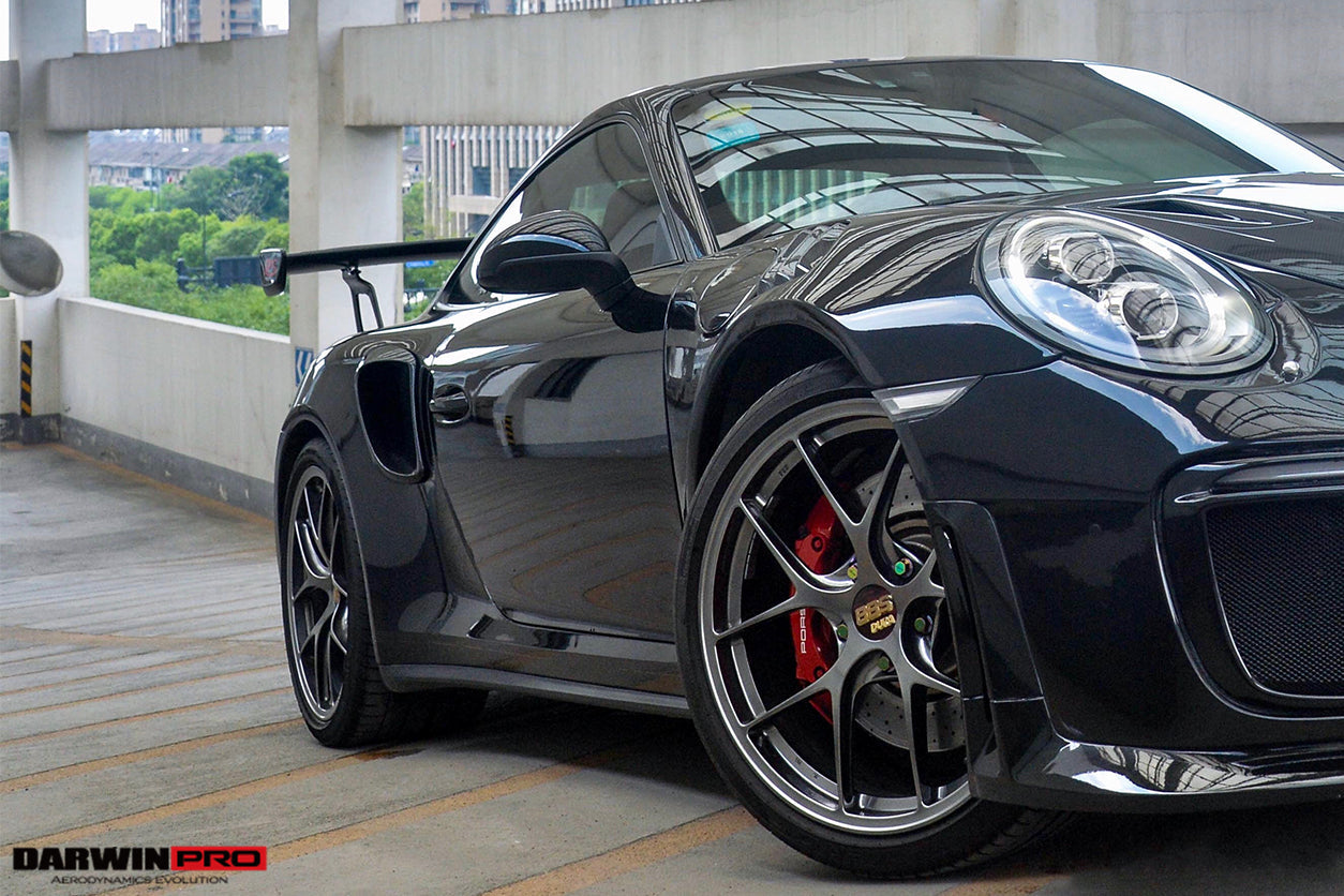 2013-2019 Porsche 991 Turbo/S GT2RS Style Carbon Fiber Quarter Panel Side Scoops - DarwinPRO Aerodynamics