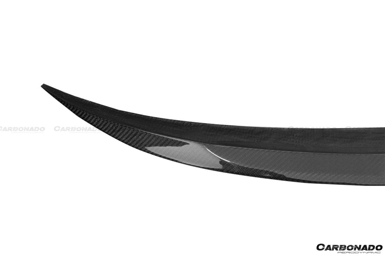 2008-2013 BMW E82 E88 1M 1 Series RZ Style Carbon Fiber Trunk Spoiler - Carbonado Aero