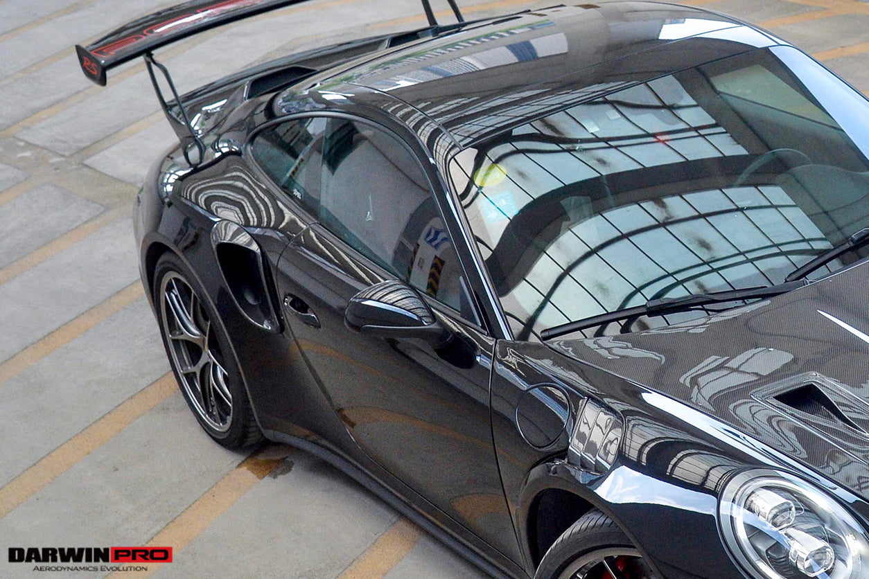 2013-2019 Porsche 991 Turbo/S GT2RS Style Carbon Fiber Quarter Panel Side Scoops - DarwinPRO Aerodynamics