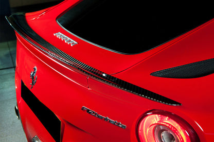 2012-2017 Ferrari F12 Berlinetta RS Style Carbon Fiber Trunk Spoiler - Carbonado
