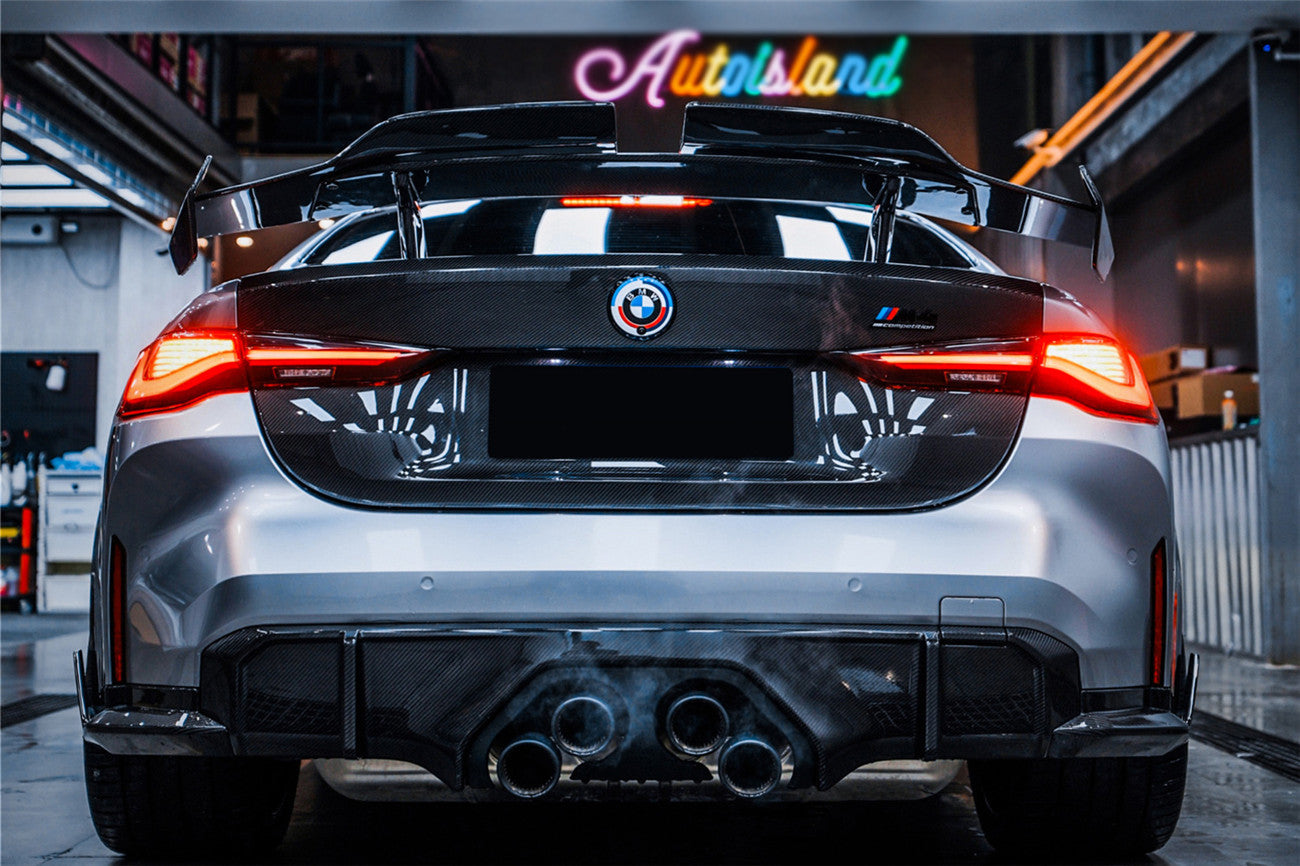 2021-UP BMW M4 G82 & 4 Series G22 OE Style Carbon Fiber Trunk - DarwinPRO Aerodynamics