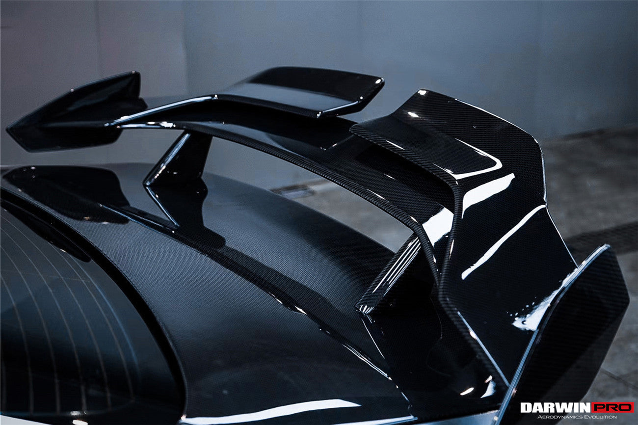 2021-UP BMW M4 G82/4 Series G22 BKSSII Style Carbon Fiber Trunk Spoiler - DarwinPRO Aerodynamics