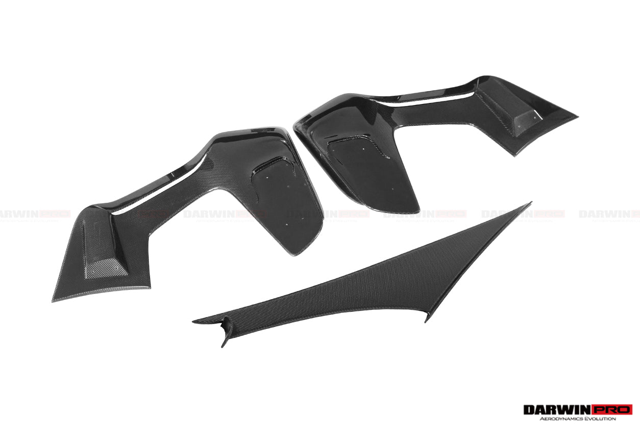 2017-2022 McLaren 720s Se²GTR Style Trunk Wing w/ Side Caps - DarwinPRO Aerodynamics