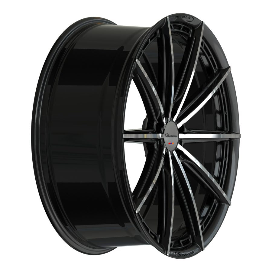 Giovanna ALESANNA machined black wheel detail