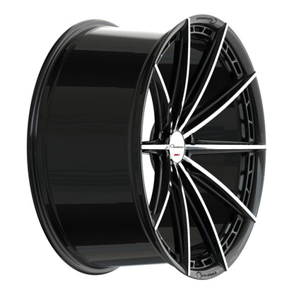 Giovanna ALESANNA machined black wheel detail