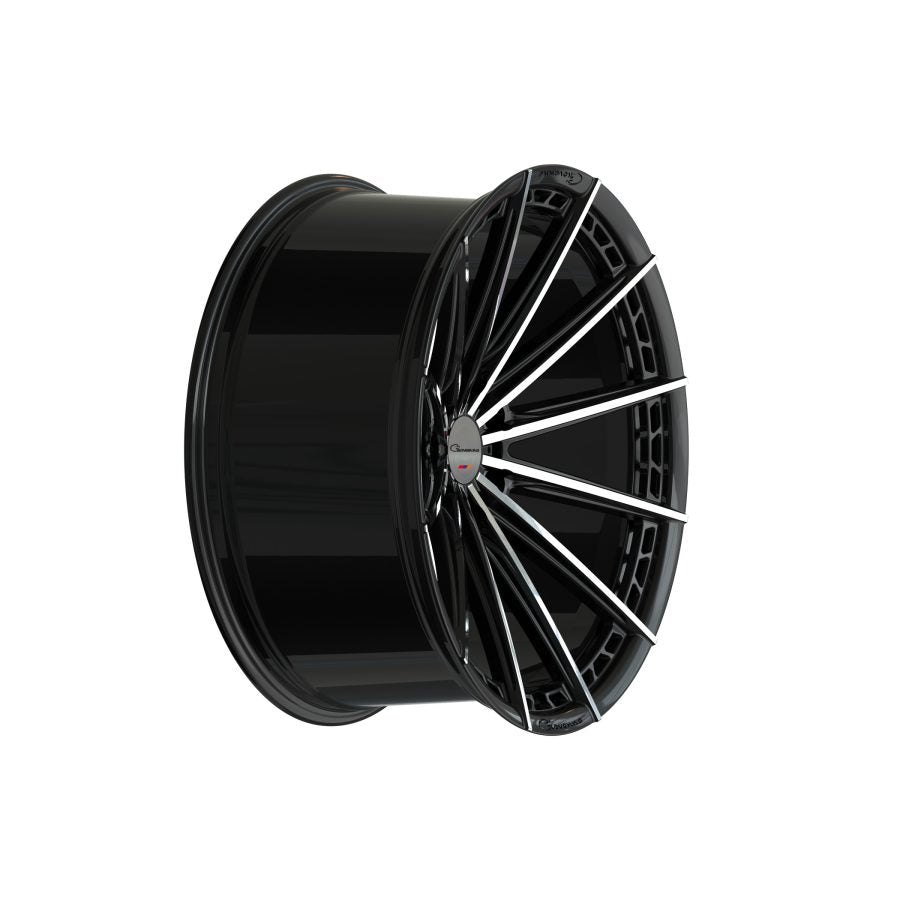Giovanna ALESANNA 12 machined black wheel detail