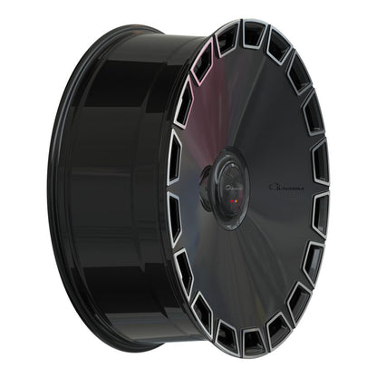 Giovanna DICOTTO machined black wheel detail