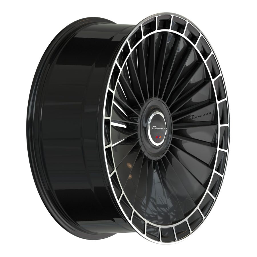 Giovanna KAPLETTA machined black wheel detail