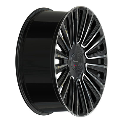 Giovanna TRENTO machined black wheel detail
