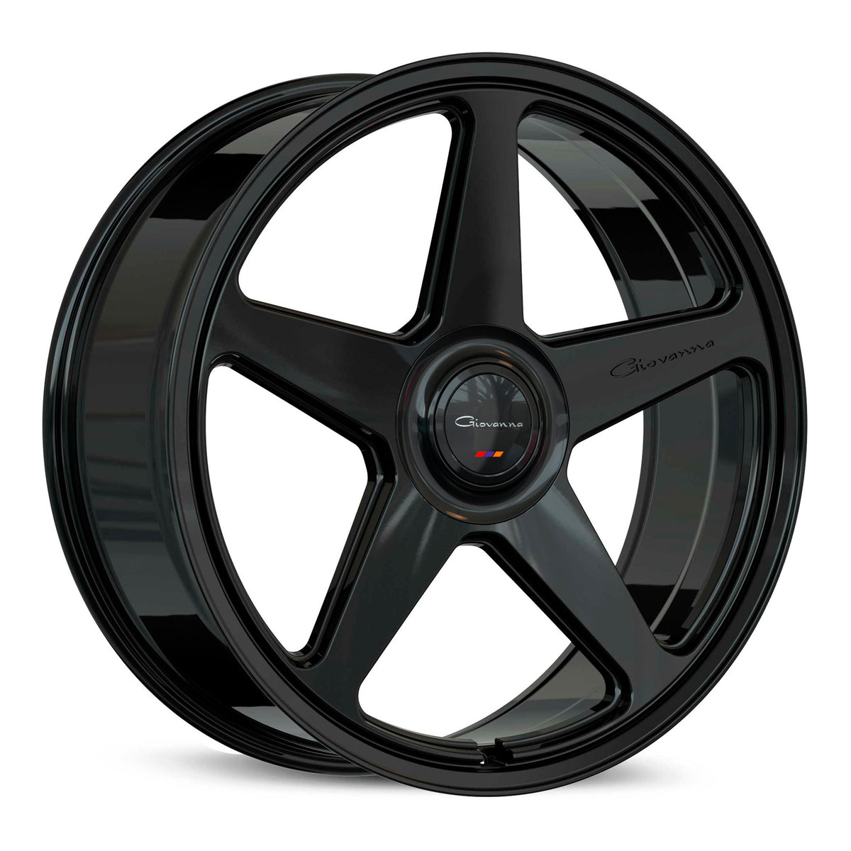 Giovanna CINQUE gloss black wheel detail