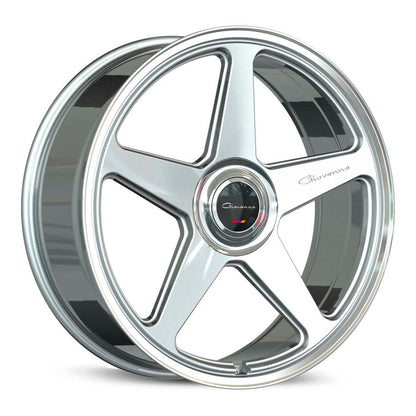 Giovanna CINQUE silver with machined face/ polished lip wheel detail