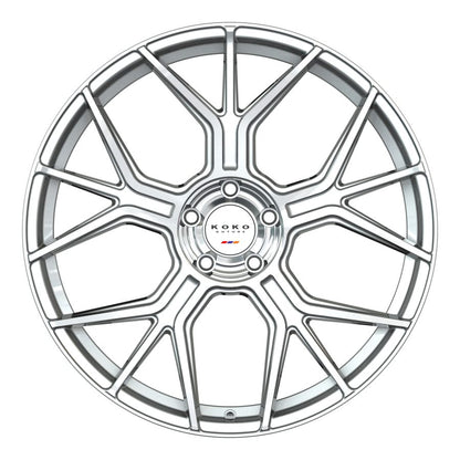 Koko Kuture BELIZE MACHINED SILVER wheel