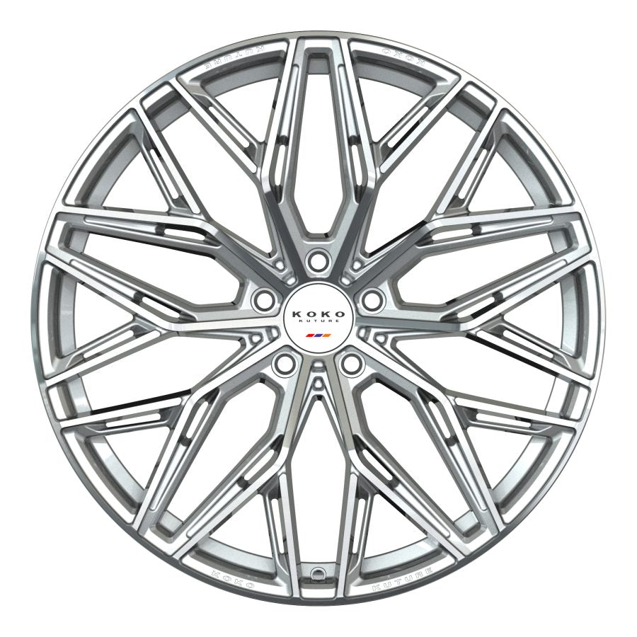 Koko Kuture COMO MACHINED SILVER wheel