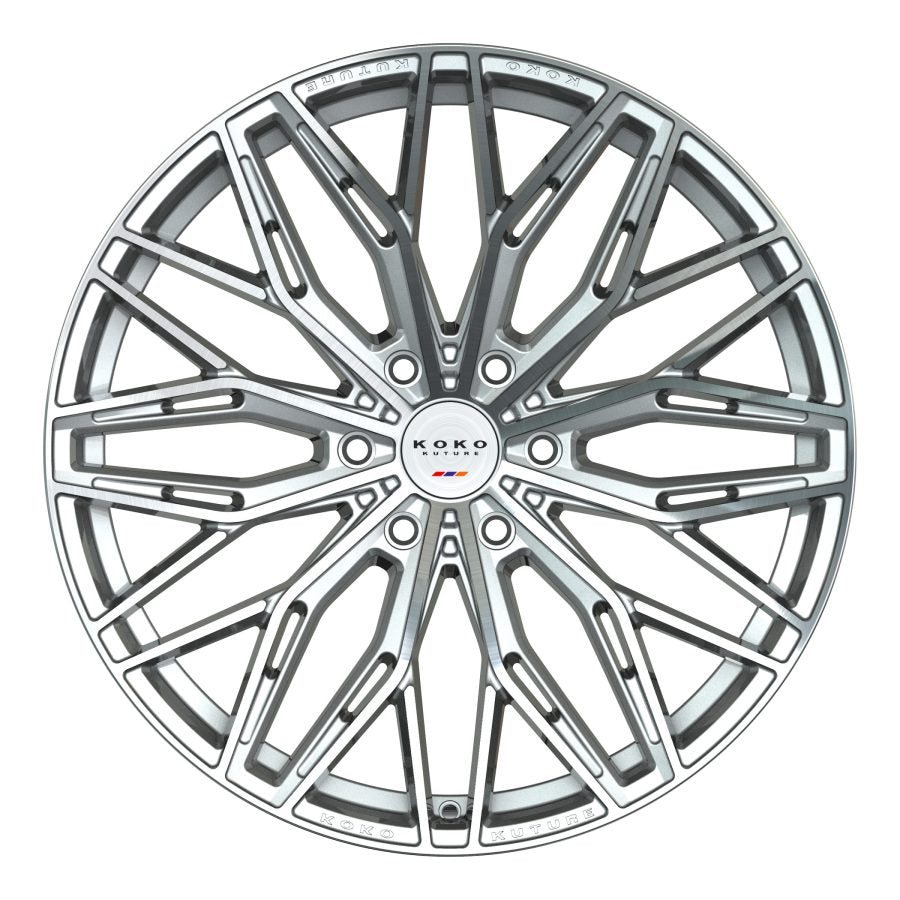 Koko Kuture COMO 12 MACHINED SILVER wheel