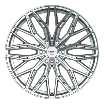 Koko Kuture COMO 12 MACHINED SILVER wheel