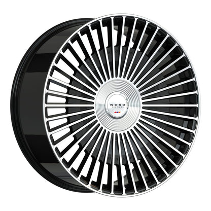 Koko Kuture KESSAB MACHINED BLACK wheel