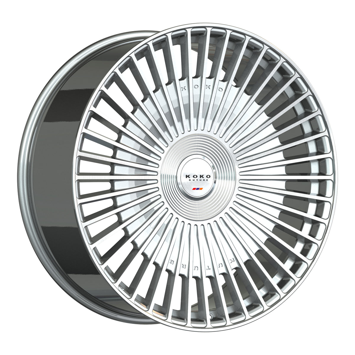 Koko Kuture KESSAB MACHINED SILVER wheel