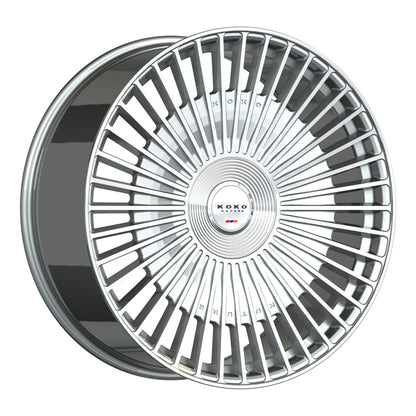 Koko Kuture KESSAB MACHINED SILVER wheel