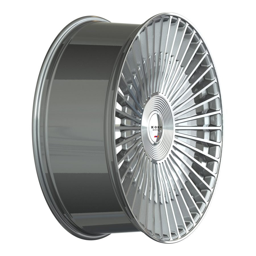 Koko Kuture KESSAB MACHINED SILVER wheel