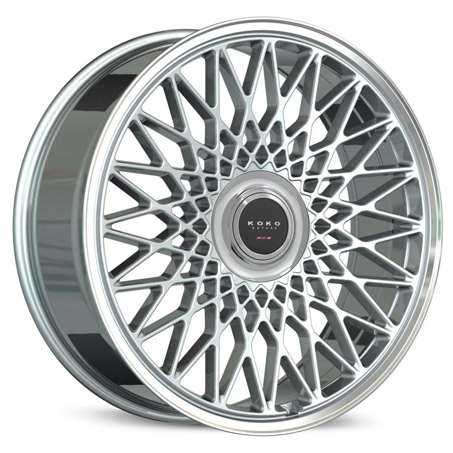 Koko Kuture CLASSICA SILVER WITH MACHINED FACE/ POLISHED LIP wheel