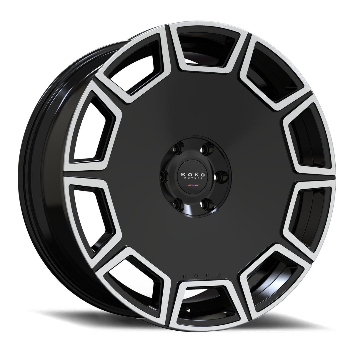 Koko Kuture SICILY MACHINED BLACK wheel