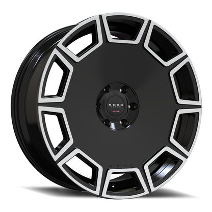 Koko Kuture SICILY MACHINED BLACK wheel