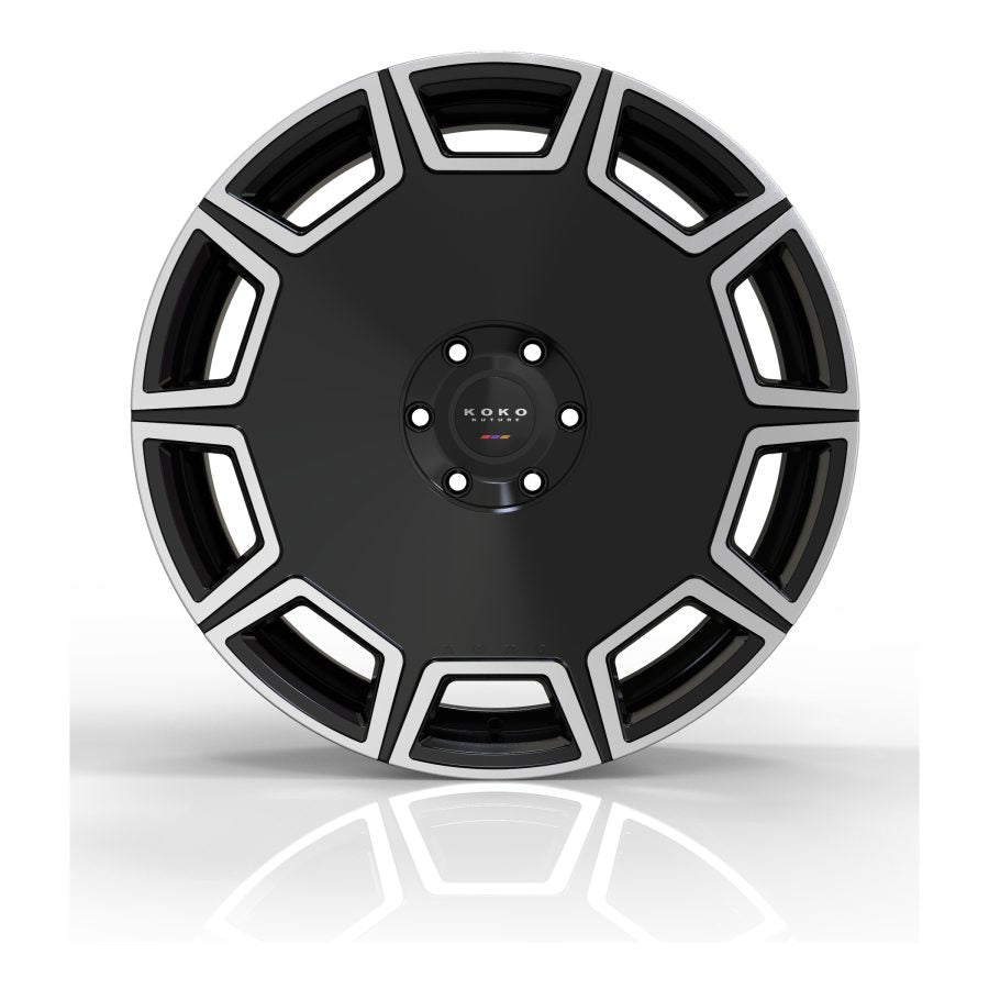 Koko Kuture SICILY MACHINED BLACK wheel