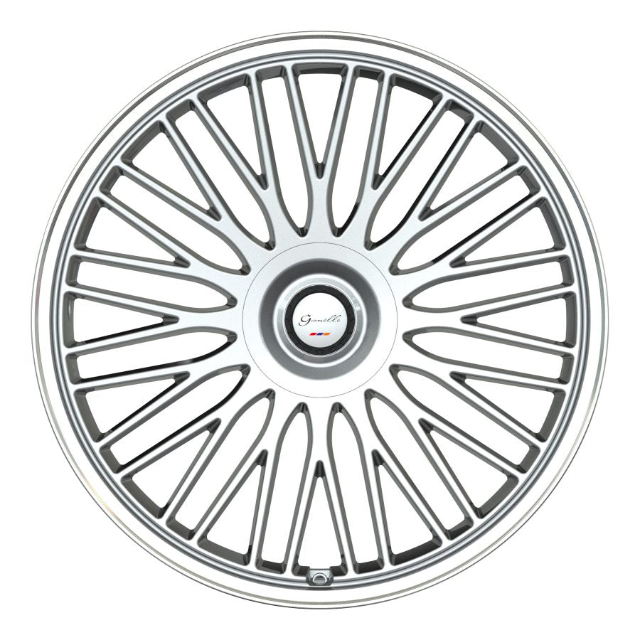 Gianelle ARIA SILVER WITH MACHINED FACE/ POLISHED LIP wheel