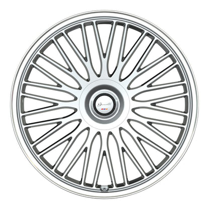 Gianelle ARIA SILVER WITH MACHINED FACE/ POLISHED LIP wheel