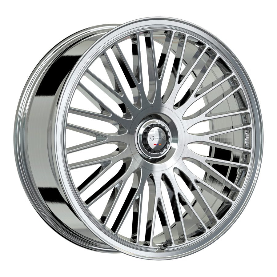 Gianelle ARIA SILVER WITH MACHINED FACE/ POLISHED LIP wheel