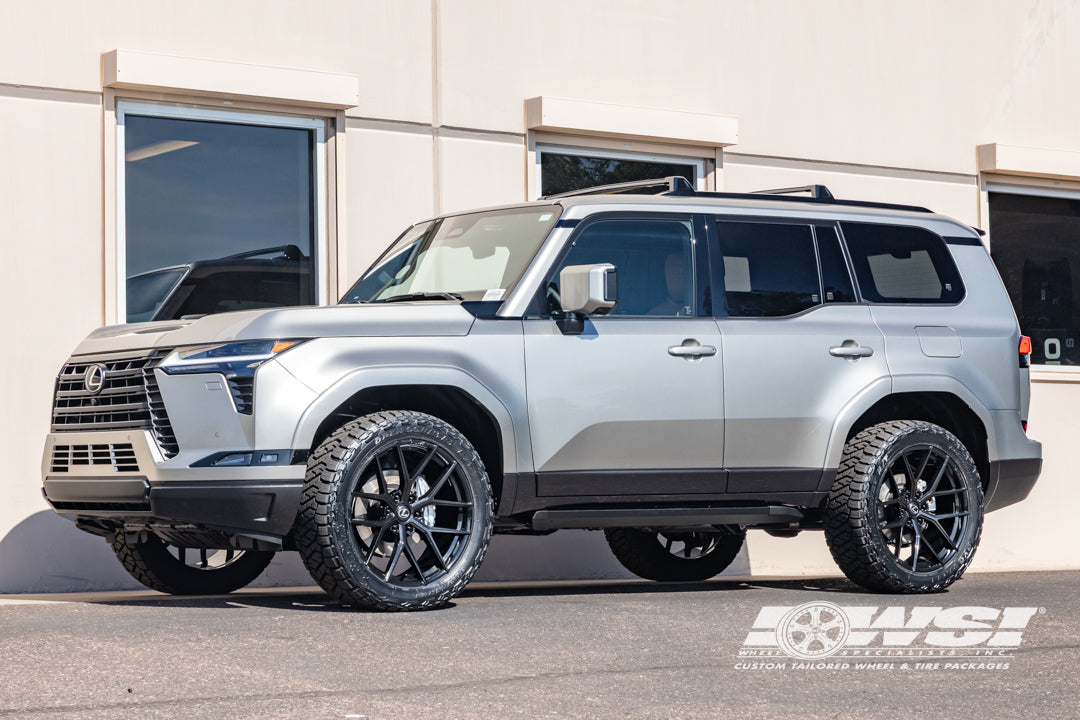 Lexus GX550-22″-Astra 6-Gloss Black – Gianelle ASTRA 6 wheels on vehicle