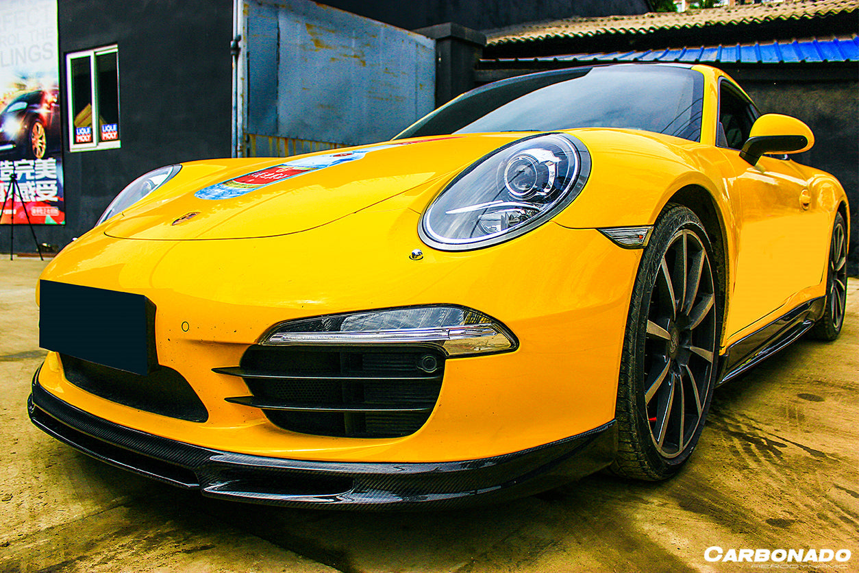 2012-2015 Porsche 911 991.1 Carrera/S/4S VRS Style Front Lip - Carbonado
