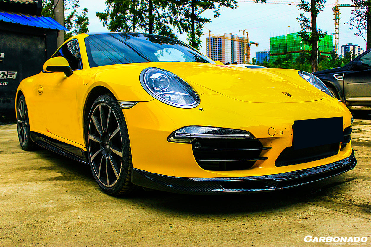 2012-2015 Porsche 911 991.1 Carrera/S VRS Style Side Skirts - Carbonado