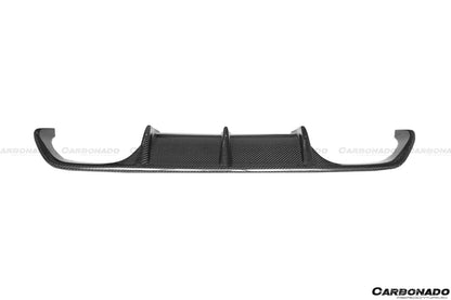 2014-2020 BMW M3 F80 & M4 F82 VA Style Carbon Fiber Rear Diffuser w/ Lip - Carbonado