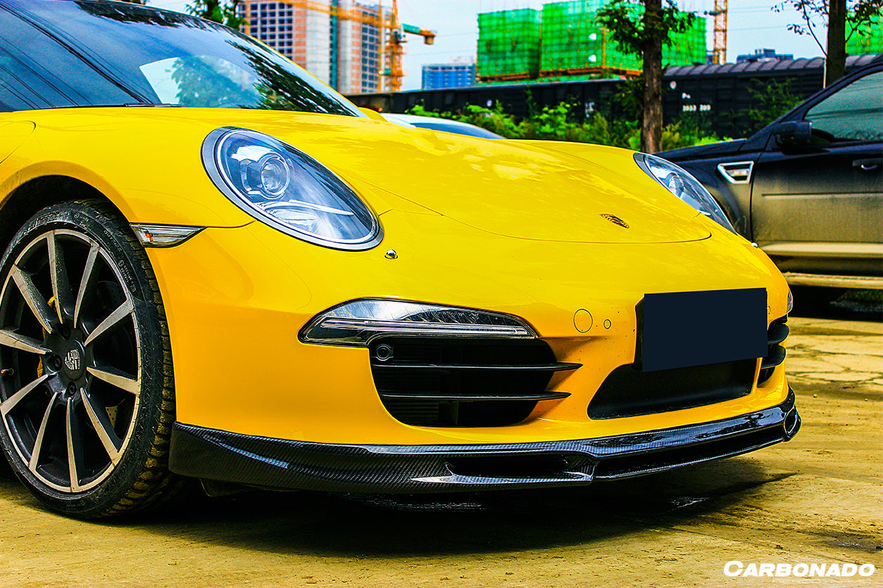 2012-2015 Porsche 911 991.1 Carrera/S/4S VRS Style Front Lip - Carbonado