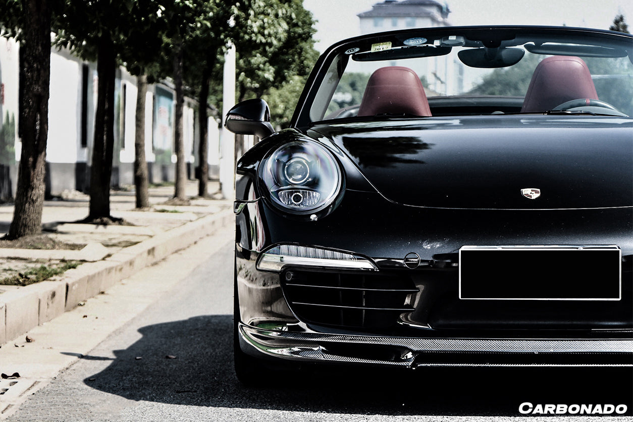 2012-2015 Porsche 911 991.1 Carrera/S/4S VRS Style Front Lip - Carbonado