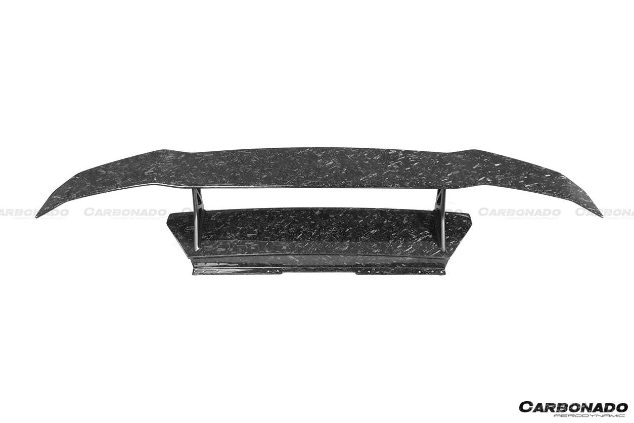 2015-2020 Lamborghini Huracan LP610/LP580 VRS Style Carbon Fiber Trunk Spoiler w/ Base - Carbonado