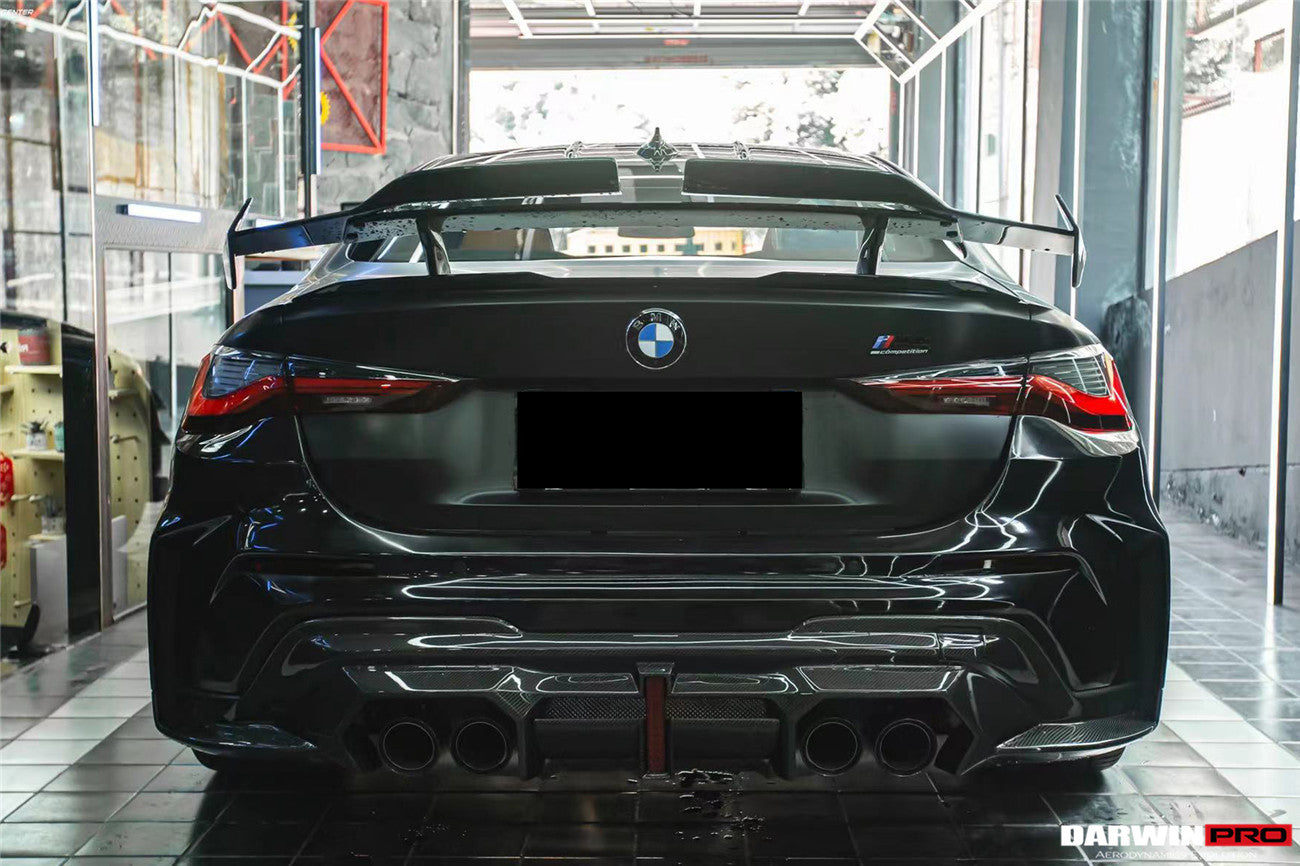 2021-UP BMW M4 G82/4 Series G22 BKSSII Style Carbon Fiber Trunk Spoiler - DarwinPRO Aerodynamics