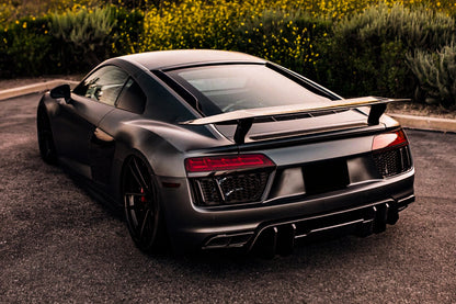 2016-2025 Audi R8 GEN2 VRS Style Carbon Fiber Trunk Spoiler - Carbonado