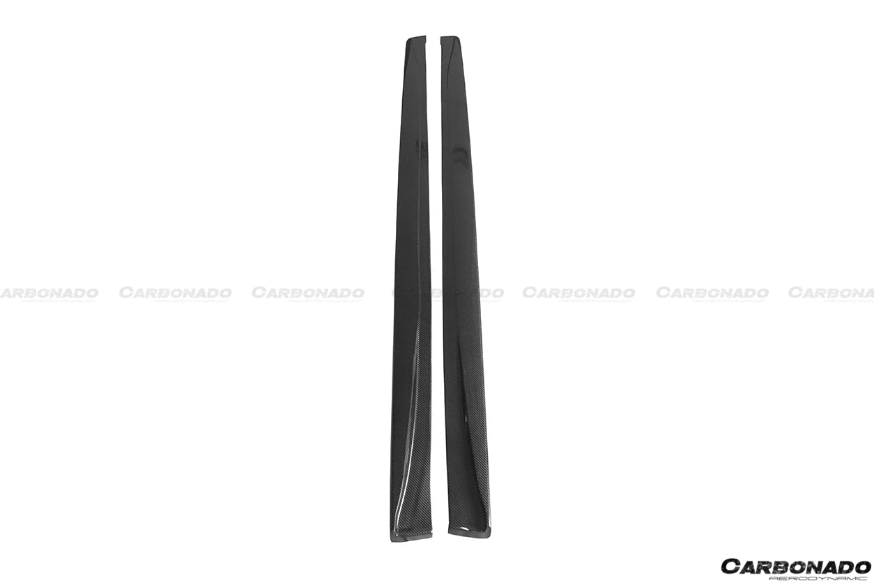 2014-2020 BMW M4 F82 VA Style Carbon Fiber Side Skirts - Carbonado