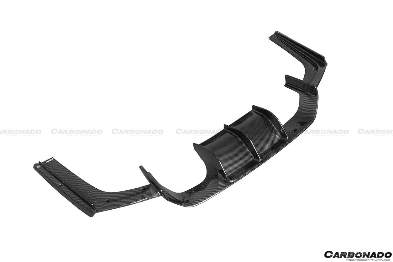2014-2020 BMW M3 F80 M4 F82 VRS Style Carbon Fiber Rear Diffuser - Carbonado Aero