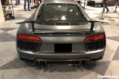 2016-2023 Audi R8 VRS Style Carbon Fiber Trunk Spoiler - Carbonado
