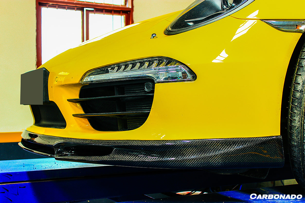 2012-2015 Porsche 911 991.1 Carrera/S/4S VRS Style Front Lip - Carbonado