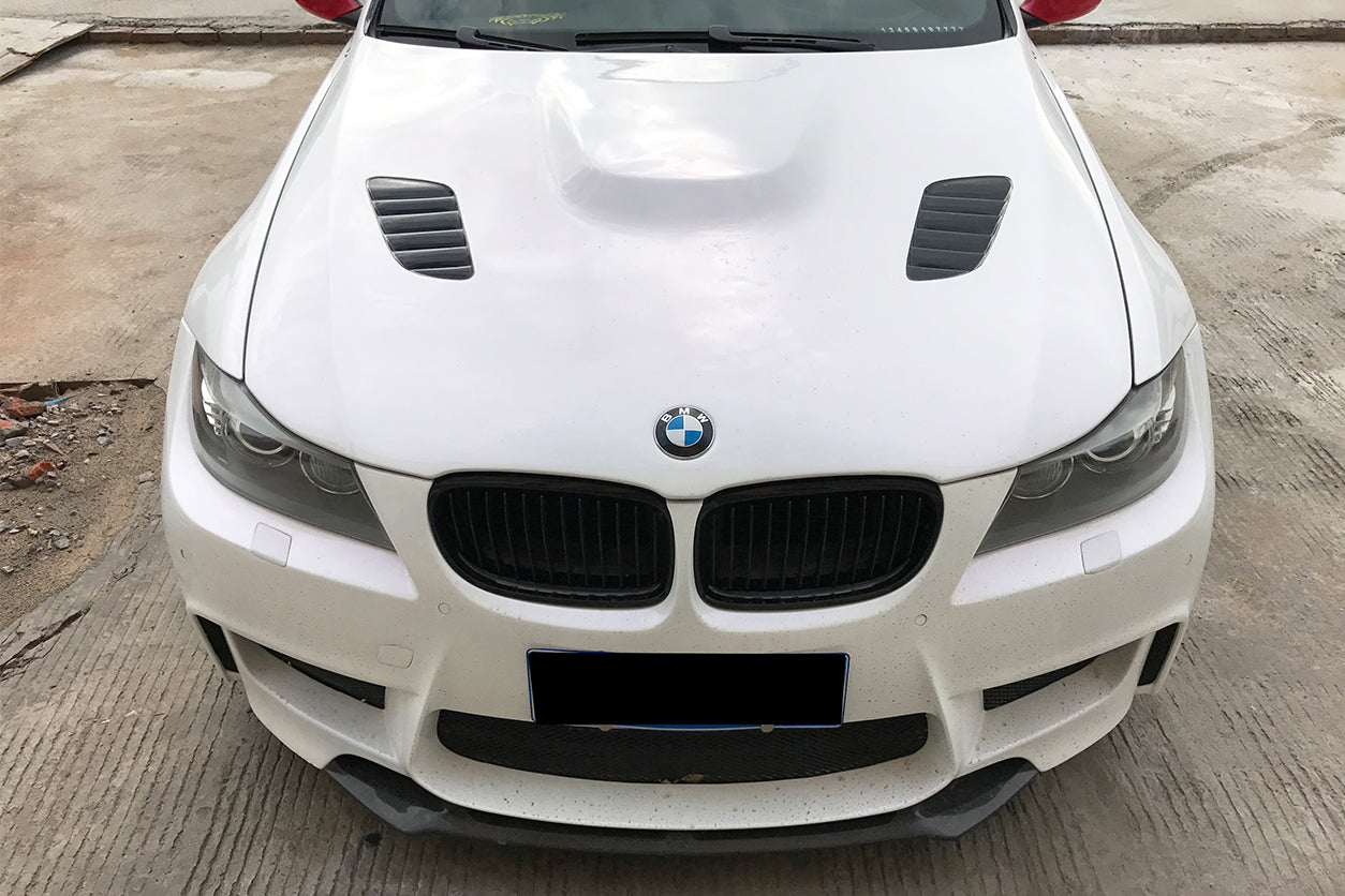 2008-2012 BMW 3 Series E90 LCI VRS Style Carbon Fiber Hood - Carbonado