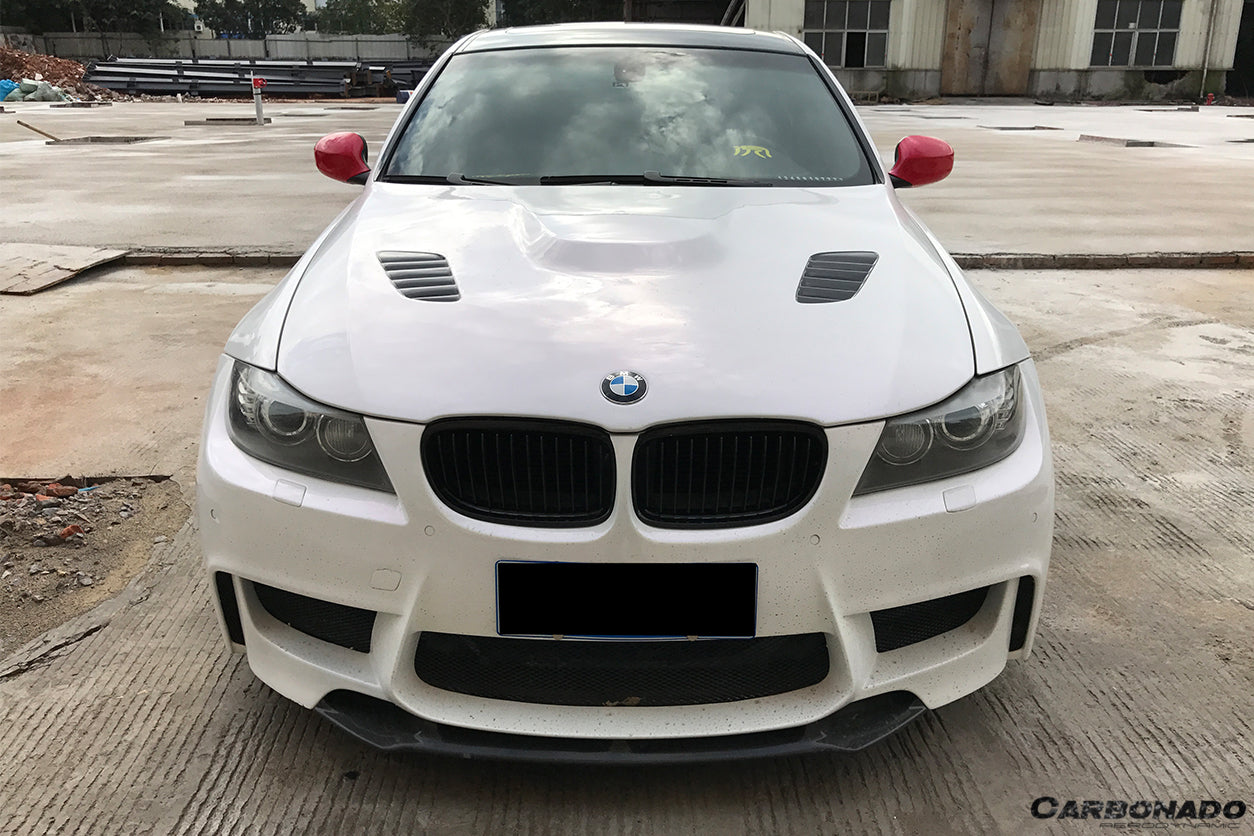 2008-2012 BMW 3 Series E90 LCI VRS Style Carbon Fiber Hood - Carbonado
