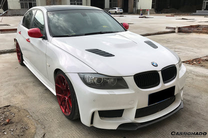 2008-2012 BMW 3 Series E90 LCI VRS Style Carbon Fiber Hood - Carbonado
