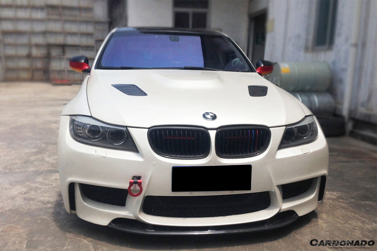 2008-2012 BMW 3 Series E90 LCI VRS Style Carbon Fiber Hood - Carbonado
